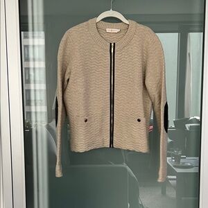Tory Burch Zip Cardigan Sweater